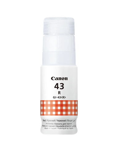 Контейнер с чернилами Canon GI-43, 60мл, Красный