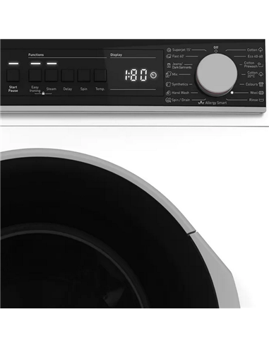Стиральная машина Sharp ESNFA914BWNAEE, 9кг, Белый
