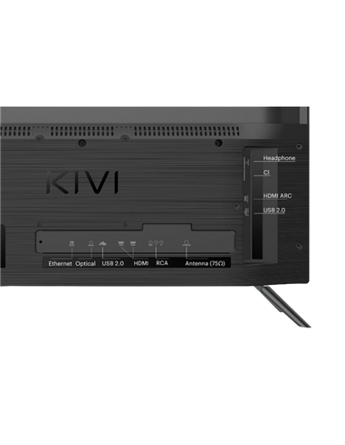 24" LED SMART Телевизор KIVI 24H710QB, 1366x768 HD, Google TV, Чёрный