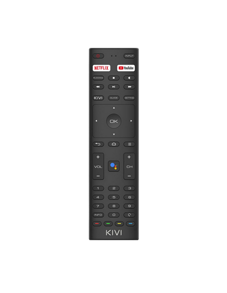 24" LED SMART Телевизор KIVI 24H710QB, 1366x768 HD, Google TV, Чёрный