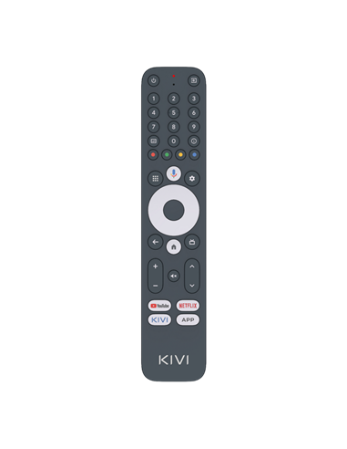 24" LED SMART Телевизор KIVI 24H710QB, 1366x768 HD, Google TV, Чёрный