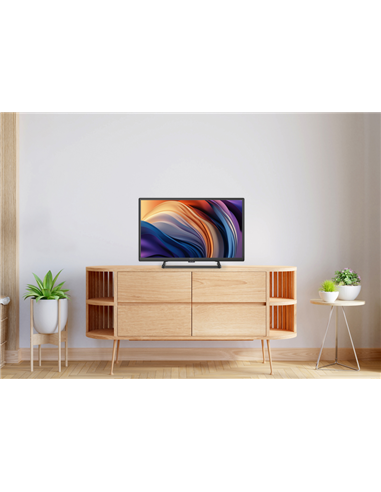 24" LED SMART Телевизор KIVI 24H710QB, 1366x768 HD, Google TV, Чёрный