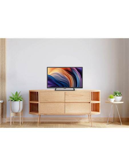 24" LED SMART Телевизор KIVI 24H710QB, 1366x768 HD, Google TV, Чёрный