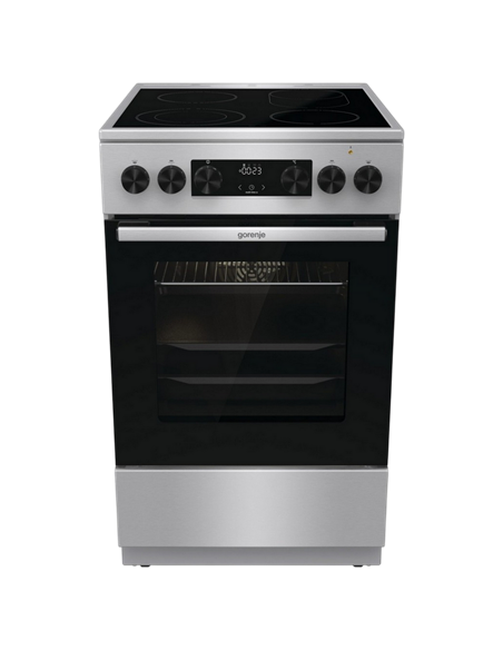 Plită electrică Gorenje GECS5C70XA, Oțel inoxidabil