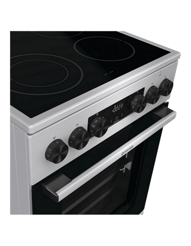 Plită electrică Gorenje GECS5C70XA, Oțel inoxidabil