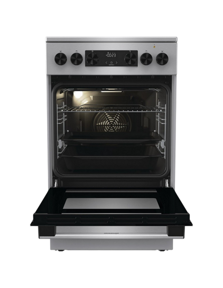 Электрическая плита Gorenje GECS5C70XA, Нержавеющая сталь