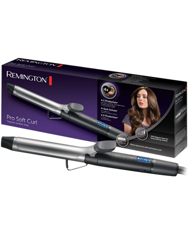 Ondulator de păr Remington CI6525, Negru