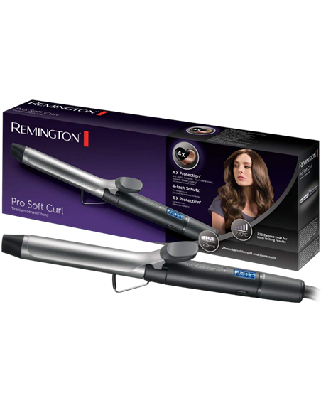 Ondulator de păr Remington CI6525, Negru