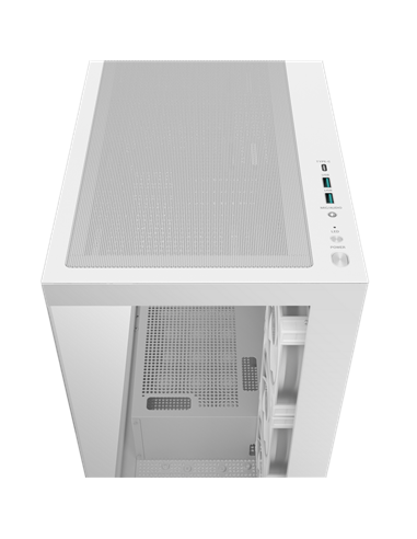 Компьютерный корпус Deepcool CG580 4F V2, Midi-Tower, Без блока питания, Белый