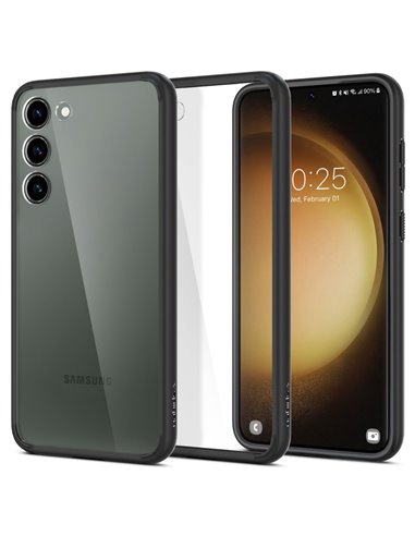 Чехол Spigen Samsung S23, Ultra Hybrid, Матовый черный