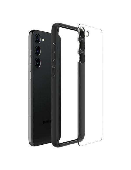 Чехол Spigen Samsung S23, Ultra Hybrid, Матовый черный