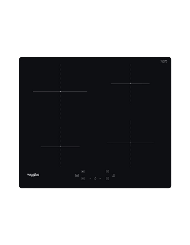 Plită cu inducție Whirlpool WS Q4860 NE, Negru