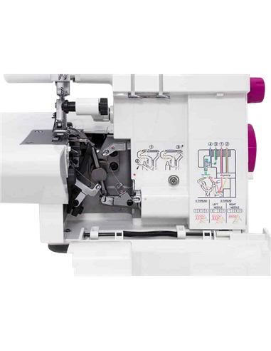 Overlock Singer T80D, Alb