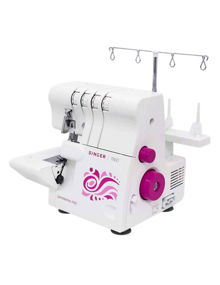 Overlock Singer T80D, Alb