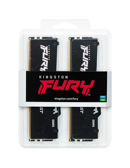 Оперативная память Kingston FURY Beast RGB, DDR5 SDRAM, 5600 МГц, 128ГБ, KF556C36BBEAK2-128 Оперативная память Kingston FURY Beast RGB, DDR5 SDRAM, 5600 МГц, 128ГБ, KF556C36BBEAK2-128