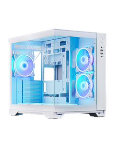 Carcasă PC Chieftec Visio, Midi-Tower, Fără PSU, Alb