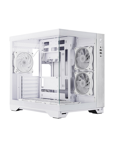 Carcasă PC Chieftec Visio, Midi-Tower, Fără PSU, Alb