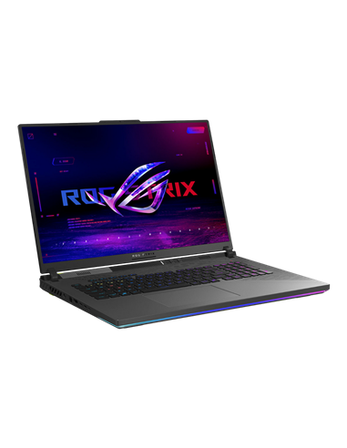Laptop Gaming 18" ASUS ROG Strix G18 G814FP, Eclipse Gray, AMD Ryzen 9 9955HX, 32GB/1024GB, Fără SO