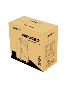 Компьютерный корпус Gamemax Revolt, Midi-Tower, Без блока питания, Чёрный 2