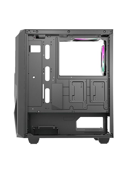 Carcasă PC Gamemax Revolt, Midi-Tower, Fără PSU, Negru