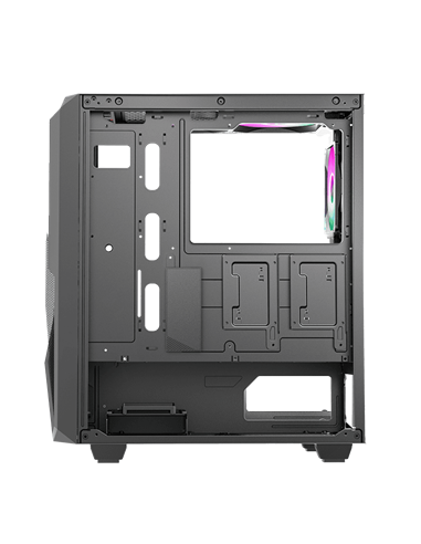 Carcasă PC Gamemax Revolt, Midi-Tower, Fără PSU, Negru
