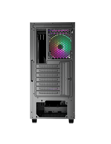 Компьютерный корпус Gamemax Revolt, Midi-Tower, Без блока питания, Чёрный