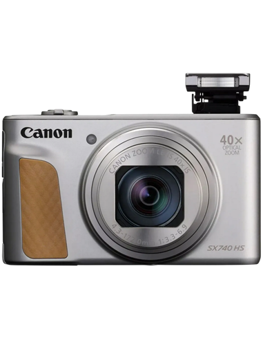 Компактный фотоаппарат Canon PowerShot SX740 HS Lite Edition Travel Kit, Серебро