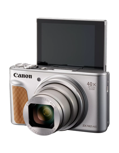 Компактный фотоаппарат Canon PowerShot SX740 HS Lite Edition Travel Kit, Серебро