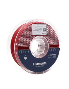 Filament pentru imprimantă 3D Gembird 3DP-ABS1.75HY-01-R, ABS, Roșu, 1.75 mm, 1kg