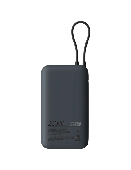 Acumulator extern Xiaomi BHR9740GL, 20000mAh, Gri închis