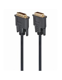 Видео кабель Cablexpert CC-DVI2-BK-6, DVI-D (M) - DVI-D (M), 1,8м, Чёрный 2