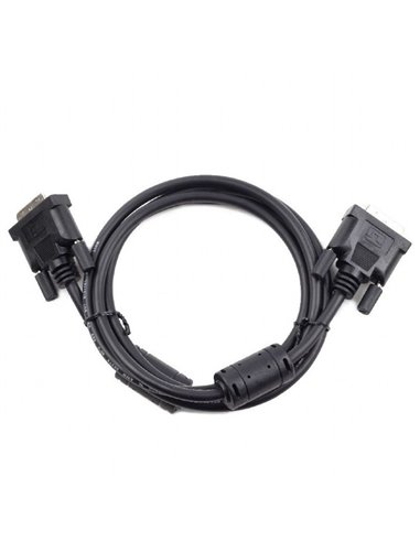 Cablu Video Cablexpert CC-DVI2-BK-6, DVI-D (M) - DVI-D (M), 1,8m, Negru