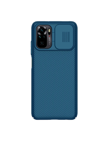 Husă tip carte Nillkin Redmi Note 10 - Camshield, Albastru