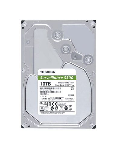 Unitate HDD Toshiba S300 Pro, 3.5", 10 TB HDWT31AUZSVA