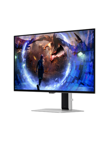 27" Игровой монитор Samsung S27DG600, OLED 2560x1440 WQHD, Чёрный | Серебристый
