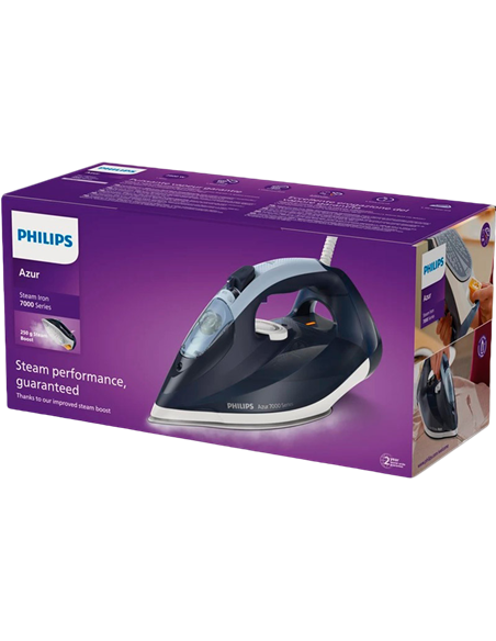 Утюг Philips DST7030/20, 2800Вт, Темно-синий Утюг Philips DST7030/20, 2800Вт, Темно-синий