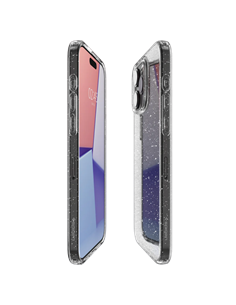 Husă Spigen iPhone 15 Pro Liquid Crystal, Cristal cu sclipici 2