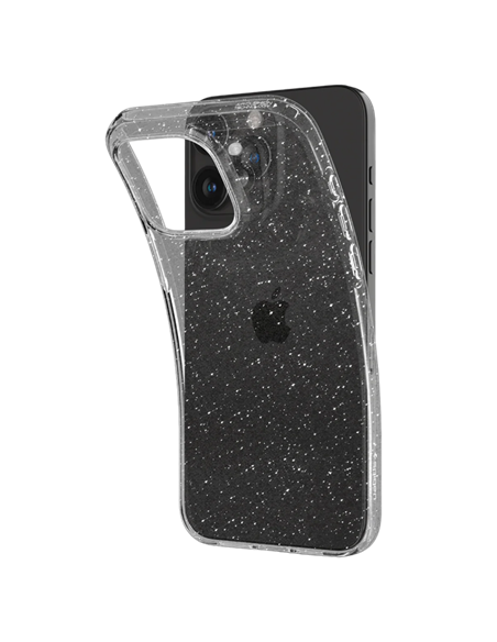 Husă Spigen iPhone 15 Pro Liquid Crystal, Cristal cu sclipici