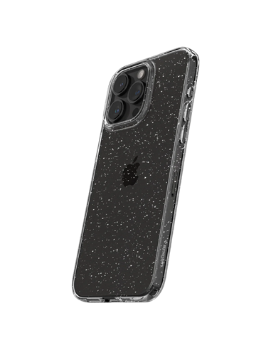 Husă Spigen iPhone 15 Pro Liquid Crystal, Cristal cu sclipici