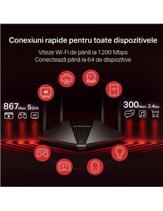 Router fără fir MERCUSYS MR30G, Negru 2