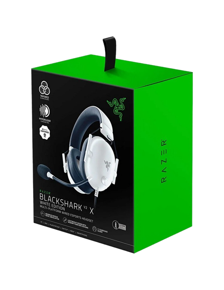 Căști gaming Razer BlackShark V2 X, Cu fir, Alb