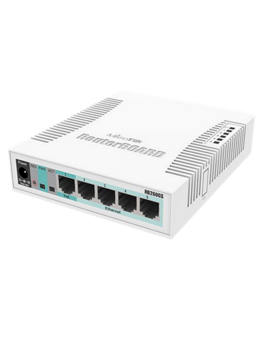 Comutator MikroTik RB260GS, Alb