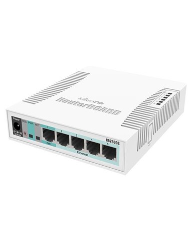 Comutator MikroTik RB260GS, Alb
