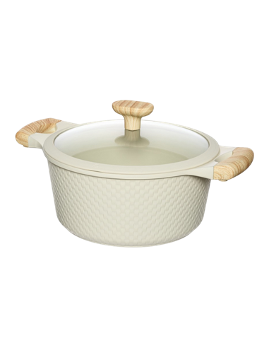 Cratiță RESTO 93803, 4,2L, 24cm, Bej