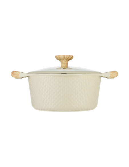 Cratiță RESTO 93803, 4,2L, 24cm, Bej