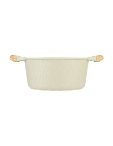Cratiță RESTO 93803, 4,2L, 24cm, Bej