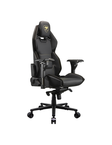 Игровое кресло Cougar Hotrod Royal, ПВХ Кожа, Черный/Золотой