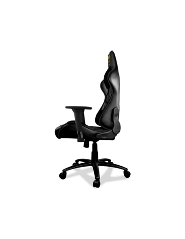 Scaun Gaming Cougar Hotrod Royal, PVC Piele, Negru/Auriu