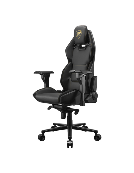 Игровое кресло Cougar Hotrod Royal, ПВХ Кожа, Черный/Золотой