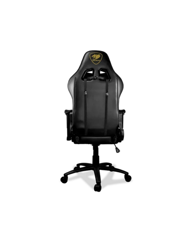Игровое кресло Cougar Hotrod Royal, ПВХ Кожа, Черный/Золотой